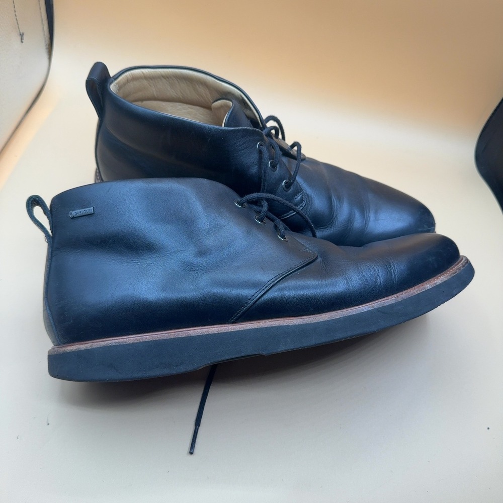 Samuel Hubbard Chukka Boot Black Leather Gore-Tex M2125-048 Men's Size 13